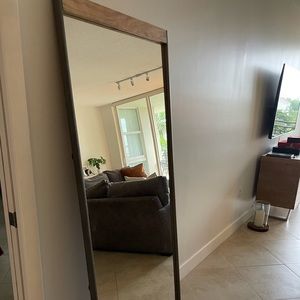 west elm industrial wall mirror